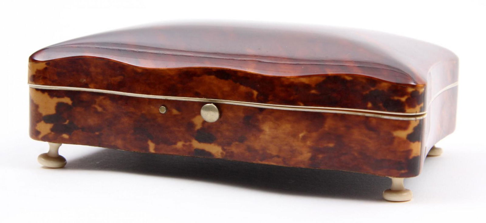 Antique tortoise spoon box (1 of 4)