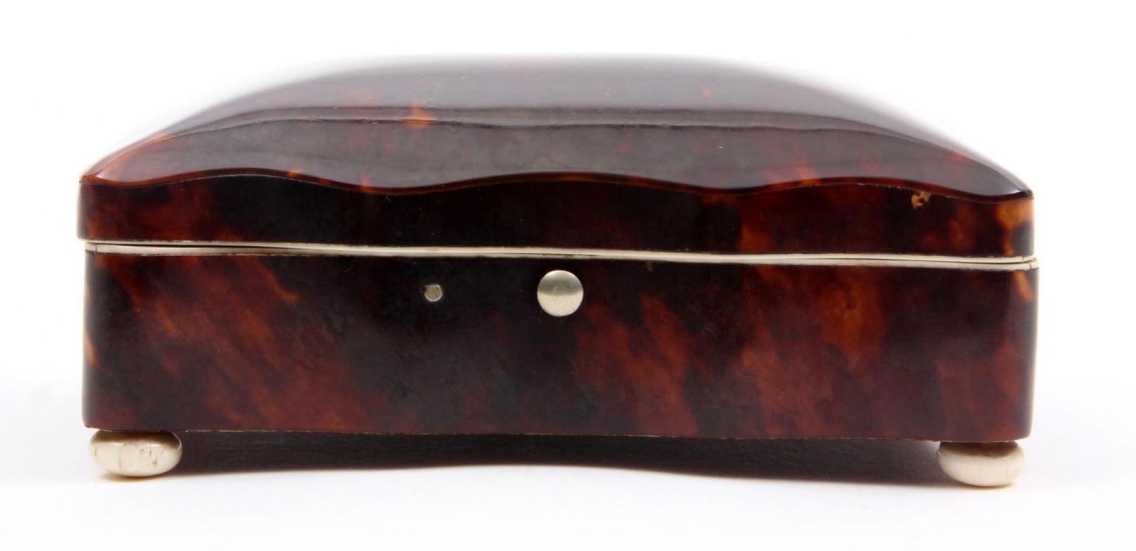 Antique tortoise spoon box (1 of 4)