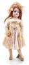 Limoges, French doll with porcelain head, articulated