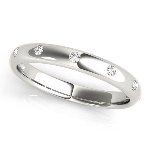 0.11 Carat Diamond Engagement 14K White Gold Stackable: 0.11 Carat Diamond Engagement 14K White Gold Stackable Band Product Type: Stackable Band Country of Origin: US Main Gemstone name: Diamond Main Gemstone color: G Main Gemstone clarity: VS2-SI1 Main Ge