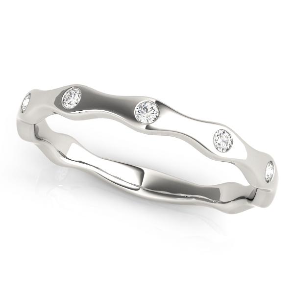 0.14 Carat Diamond Engagement 14K White Gold Stackable: 0.14 Carat Diamond Engagement 14K White Gold Stackable Band Product Type: Stackable Band Country of Origin: US Main Gemstone name: Diamond Main Gemstone color: G Main Gemstone clarity: VS2-SI1 Main Ge