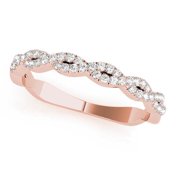 0.24 Carat Diamond Engagement 14K Rose Gold Stackable: 0.24 Carat Diamond Engagement 14K Rose Gold Stackable Band Product Type: Stackable Band Country of Origin: US Main Gemstone name: Diamond Main Gemstone color: G Main Gemstone clarity: VS2-SI1 Main Gem