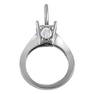 0.04 Carat Diamond Engagement 14K White Gold Pendant