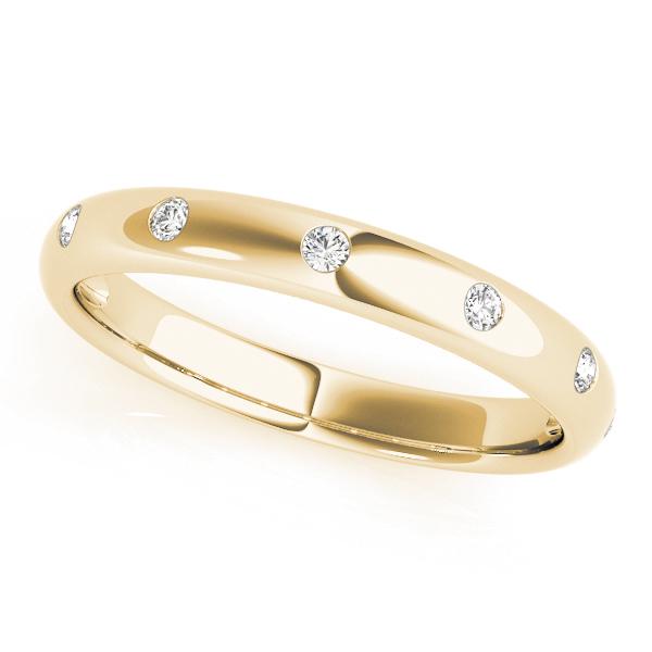 0.11 Carat Diamond Engagement 14K Yellow Gold Stackable: 0.11 Carat Diamond Engagement 14K Yellow Gold Stackable Band Product Type: Stackable Band Country of Origin: US Main Gemstone name: Diamond Main Gemstone color: G Main Gemstone clarity: VS2-SI1 Main G
