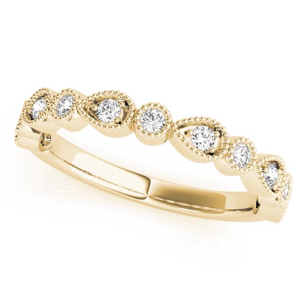 0.17 Carat Diamond Engagement 14K Yellow Gold Stackable: 0.17 Carat Diamond Engagement 14K Yellow Gold Stackable Band Product Type: Stackable Band Country of Origin: US Main Gemstone name: Diamond Main Gemstone color: G Main Gemstone clarity: VS2-SI1 Main G