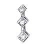 0.06 Carat Diamond Engagement 14K White Gold 3-Stone