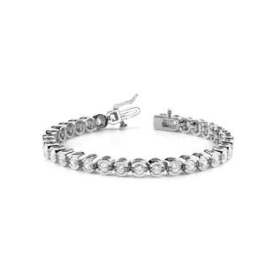 Natural 1.04 CTW Diamond Bracelet 14K White Gold: Natural 1.04 CTW Diamond Bracelet 14K White Gold Manufacturer's Suggested Retail Price: $4000.00 Product Type: Diamond Bracelet Stone1 Type: 61 Diamonds @ 1.04 CTW Stone1 Color: G Stone1 Clarity: