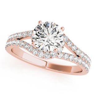 Natural 1.31 CTW Diamond Engagement Ring 18K Rose Gold: Natural 1.31 CTW Diamond Engagement Ring 18K Rose Gold Manufacturer's Suggested Retail Price: $ 21100.00 Product Type: Engagement Ring Stone1 Type: 1 Diamond @ 1 CTW Stone1 Color: G Stone1 Clarity: