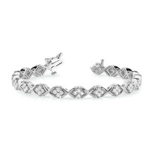 Natural 2.16 CTW Diamond Bracelet 18K White Gold: Natural 2.16 CTW Diamond Bracelet 18K White Gold Manufacturer's Suggested Retail Price: $9300.00 Product Type: Diamond Bracelet Stone1 Type: 72 Diamonds @ 2.16 CTW Stone1 Color: G Stone1 Clarity:
