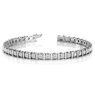 Natural 1.98 CTW Diamond Bracelet 18K White Gold: Natural 1.98 CTW Diamond Bracelet 18K White Gold Manufacturer's Suggested Retail Price: $7500.00 Product Type: Diamond Bracelet Stone1 Type: 36 Diamonds @ 1.98 CTW Stone1 Color: G Stone1 Clarity: