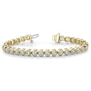 Natural 2.16 CTW Diamond Bracelet 14K Yellow Gold: Natural 2.16 CTW Diamond Bracelet 14K Yellow Gold Manufacturer's Suggested Retail Price: $5000.00 Product Type: Diamond Bracelet Stone1 Type: 54 Diamonds @ 2.16 CTW Stone1 Color: G Stone1