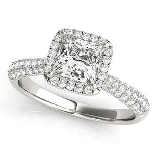 Natural 1.33 CTW Diamond Engagement Ring 18K White Gold: Natural 1.33 CTW Diamond Engagement Ring 18K White Gold Manufacturer's Suggested Retail Price: $ 21100.00 Product Type: Engagement Ring Stone1 Type: 1 Diamond @ 1 CTW Stone1 Color: G Stone1