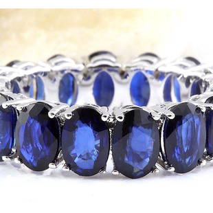 11.20 CTW Natural Sapphire 14K Solid White Gold Ring: 11.20 CTW Natural Sapphire 14K Solid White Gold Ring Manufacturer's Suggested Retail Price: $ 3200.00 11.20 Carat Natural Sapphire 14K Solid White Gold Ring Item Type: Ring Item Style:
