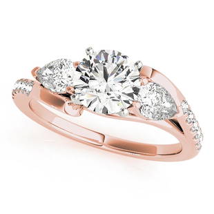 Natural 1.54 CTW Diamond Engagement Ring 18K Rose Gold: Natural 1.54 CTW Diamond Engagement Ring 18K Rose Gold Manufacturer's Suggested Retail Price: $ 16300.00 Product Type: Engagement Ring Stone1 Type: 1 Diamond @ 0.95 CTW Stone1 Color: G Stone1