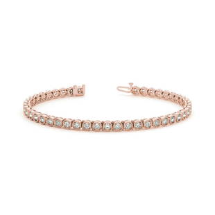 Natural 0.9 CTW Diamond Bracelet 18K Rose Gold: Natural 0.9 CTW Diamond Bracelet 18K Rose Gold Manufacturer's Suggested Retail Price: $5000.00 Product Type: Diamond Bracelet Stone1 Type: 45 Diamonds @ 0.9 CTW Stone1 Color: G Stone1 Clarity: