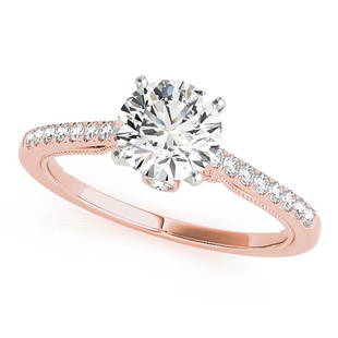 Natural 1.15 CTW Diamond Engagement Ring 14K Rose Gold: Natural 1.15 CTW Diamond Engagement Ring 14K Rose Gold Manufacturer's Suggested Retail Price: $ 20200.00 Product Type: Engagement Ring Stone1 Type: 1 Diamond @ 1 CTW Stone1 Color: G Stone1 Clarity: