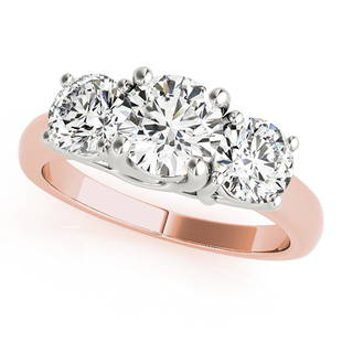 Natural 5 CTW Diamond Engagement Ring 18K Rose Gold: Natural 5 CTW Diamond Engagement Ring 18K Rose Gold Manufacturer's Suggested Retail Price: $ 199600.00 Product Type: Engagement Ring Stone1 Type: 1 Diamond @ 3 CTW Stone1 Color: G Stone1 Clarity: