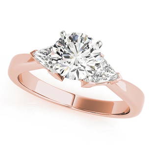 Natural 1.45 CTW Diamond Engagement Ring 18K Rose Gold: Natural 1.45 CTW Diamond Engagement Ring 18K Rose Gold Manufacturer's Suggested Retail Price: $ 16400.00 Product Type: Engagement Ring Stone1 Type: 1 Diamond @ 0.95 CTW Stone1 Color: G Stone1