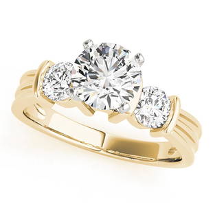 Natural 1.45 CTW Diamond Engagement Ring 14K Yellow Gold: Natural 1.45 CTW Diamond Engagement Ring 14K Yellow Gold Manufacturer's Suggested Retail Price: $ 16200.00 Product Type: Engagement Ring Stone1 Type: 1 Diamond @ 0.95 CTW Stone1 Color: G Stone1