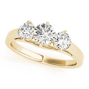 Natural 3 CTW Diamond Engagement Ring 14K Yellow Gold: Natural 3 CTW Diamond Engagement Ring 14K Yellow Gold Manufacturer's Suggested Retail Price: $ 54800.00 Product Type: Engagement Ring Stone1 Type: 1 Diamond @ 1.5 CTW Stone1 Color: G Stone1