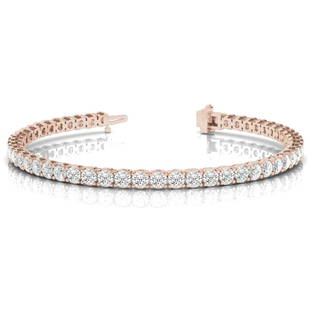 Natural 10.92 CTW Diamond Bracelet 14K Rose Gold: Natural 10.92 CTW Diamond Bracelet 14K Rose Gold Manufacturer's Suggested Retail Price: $36500.00 Product Type: Diamond Bracelet Stone1 Type: 42 Diamonds @ 10.92 CTW Stone1 Color: G Stone1