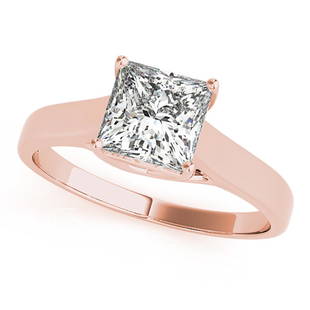 Natural 1 CTW Diamond Engagement Ring 18K Rose Gold: Natural 1 CTW Diamond Engagement Ring 18K Rose Gold Manufacturer's Suggested Retail Price: $ 21000.00 Product Type: Engagement Ring Stone1 Type: 1 Diamond @ 1 CTW Stone1 Color: G Stone1 Clarity: