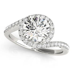 Natural 0.89 CTW Diamond Engagement Ring 18K White Gold: Natural 0.89 CTW Diamond Engagement Ring 18K White Gold Manufacturer's Suggested Retail Price: $ 9600.00 Product Type: Engagement Ring Stone1 Type: 1 Diamond @ 0.75 CTW Stone1 Color: G Stone1