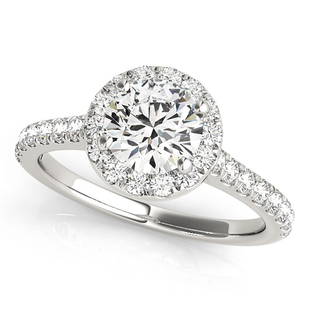 Natural 0.82 CTW Diamond Engagement Ring 18K White Gold: Natural 0.82 CTW Diamond Engagement Ring 18K White Gold Manufacturer's Suggested Retail Price: $ 4200.00 Product Type: Engagement Ring Stone1 Type: 1 Diamond @ 0.5 CTW Stone1 Color: G Stone1