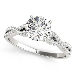 Natural 1.22 CTW Diamond Engagement Ring 14K White Gold: Natural 1.22 CTW Diamond Engagement Ring 14K White Gold Manufacturer's Suggested Retail Price: $ 20300.00 Product Type: Engagement Ring Stone1 Type: 1 Diamond @ 1 CTW Stone1 Color: G Stone1