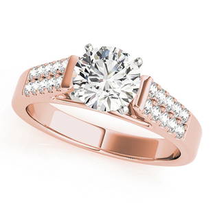 Natural 1.15 CTW Diamond Engagement Ring 14K Rose Gold: Natural 1.15 CTW Diamond Engagement Ring 14K Rose Gold Manufacturer's Suggested Retail Price: $ 20500.00 Product Type: Engagement Ring Stone1 Type: 1 Diamond @ 1 CTW Stone1 Color: G Stone1 Clarity: