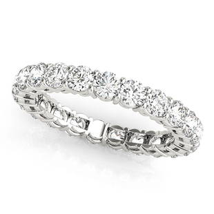 Natural 2.3 CTW Diamond Eternity Ring 14K White Gold: Natural 2.3 CTW Diamond Eternity Ring 14K White Gold Manufacturer's Suggested Retail Price: $ 5000.00 Product Type: Diamond Eternity Ring Stone1 Type: 23 Diamond @ 2.3 CTW Stone1 Color: G Stone1