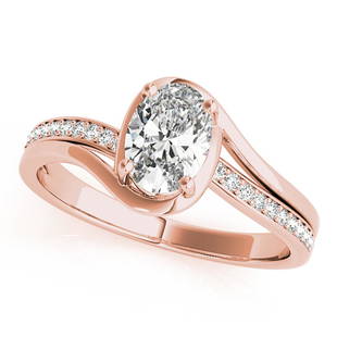 Natural 0.85 CTW Diamond Engagement Ring 18K Rose Gold: Natural 0.85 CTW Diamond Engagement Ring 18K Rose Gold Manufacturer's Suggested Retail Price: $ 8900.00 Product Type: Engagement Ring Stone1 Type: 1 Diamond @ 0.75 CTW Stone1 Color: G Stone1