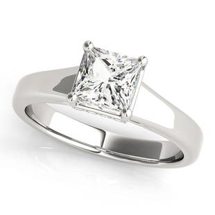 Natural 0.56 CTW Diamond Engagement Ring 18K White Gold: Natural 0.56 CTW Diamond Engagement Ring 18K White Gold Manufacturer's Suggested Retail Price: $ 4300.00 Product Type: Engagement Ring Stone1 Type: 1 Diamond @ 0.5 CTW Stone1 Color: G Stone1