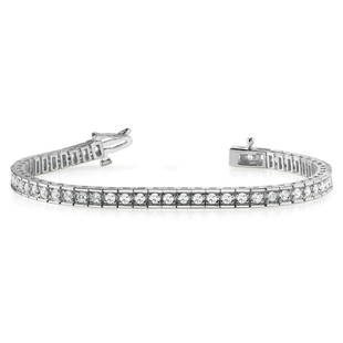 Natural 2.86 CTW Diamond Bracelet 14K White Gold: Natural 2.86 CTW Diamond Bracelet 14K White Gold Manufacturer's Suggested Retail Price: $7900.00 Product Type: Diamond Bracelet Stone1 Type: 52 Diamonds @ 2.86 CTW Stone1 Color: G Stone1 Clarity: