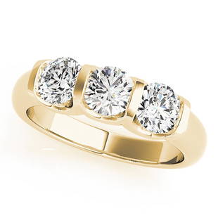 Natural 1.5 CTW Diamond Engagement Ring 14K Yellow Gold: Natural 1.5 CTW Diamond Engagement Ring 14K Yellow Gold Manufacturer's Suggested Retail Price: $ 10000.00 Product Type: Engagement Ring Stone1 Type: 3 Diamond @ 1.5 CTW Stone1 Color: G Stone1