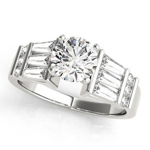 Natural 1.85 CTW Diamond Engagement Ring 14K White Gold: Natural 1.85 CTW Diamond Engagement Ring 14K White Gold Manufacturer's Suggested Retail Price: $ 16600.00 Product Type: Engagement Ring Stone1 Type: 1 Diamond @ 0.95 CTW Stone1 Color: G Stone1