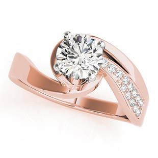 Natural 1.1 CTW Diamond Engagement Ring 18K Rose Gold: Natural 1.1 CTW Diamond Engagement Ring 18K Rose Gold Manufacturer's Suggested Retail Price: $ 21300.00 Product Type: Engagement Ring Stone1 Type: 1 Diamond @ 1 CTW Stone1 Color: G Stone1 Clarity: