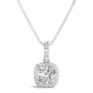 Natural 0.86 CTW Diamond Pendant 14K White Gold: Natural 0.86 CTW Diamond Pendant 14K White Gold Manufacturer's Suggested Retail Price: $ 8100.00 Product Type: Diamond Pendant 21 Diamond @ 0.86 CTW Stone1 Color: G Stone1 Clarity: VS2-SI1 Stone1