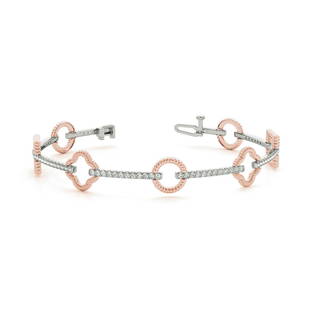 Natural 0.92 CTW Diamond Bracelet 14K Rose Gold: Natural 0.92 CTW Diamond Bracelet 14K Rose Gold Manufacturer's Suggested Retail Price: $3800.00 Product Type: Diamond Bracelet Stone1 Type: 92 Diamonds @ 0.92 CTW Stone1 Color: G Stone1 Clarity: