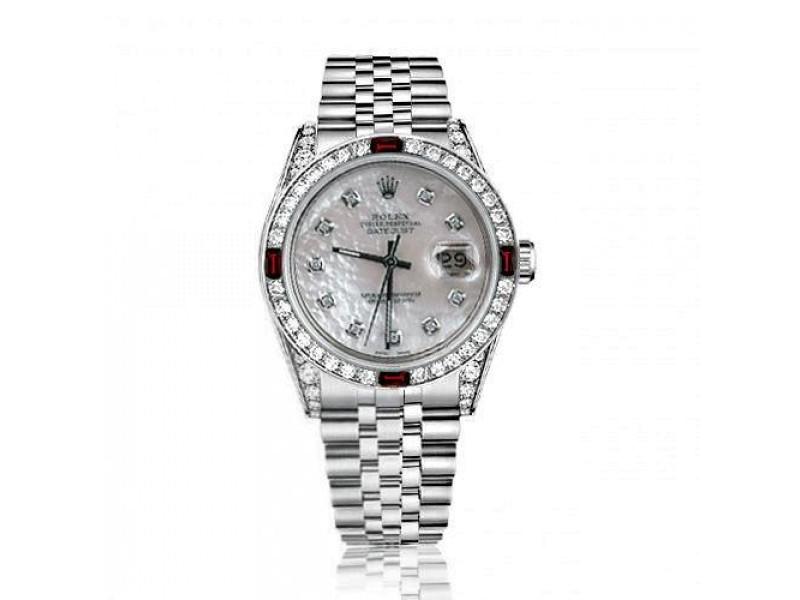 Rolex Diamond Datejust 36mm Mens Watch: Rolex Diamond Datejust 36mm Mens Watch ----- Product Code: DR008-E21A8 ----- Brand: Rolex ----- Condition: Pre-Owned ----- Model: Datejust ----- Reference: WITH ----- Item Specifics:Rolex Diamond Date