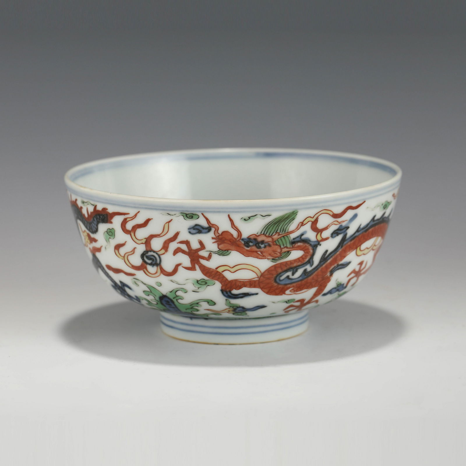 MING WANLI WUCAI DRAGON BOWL (1 of 10)