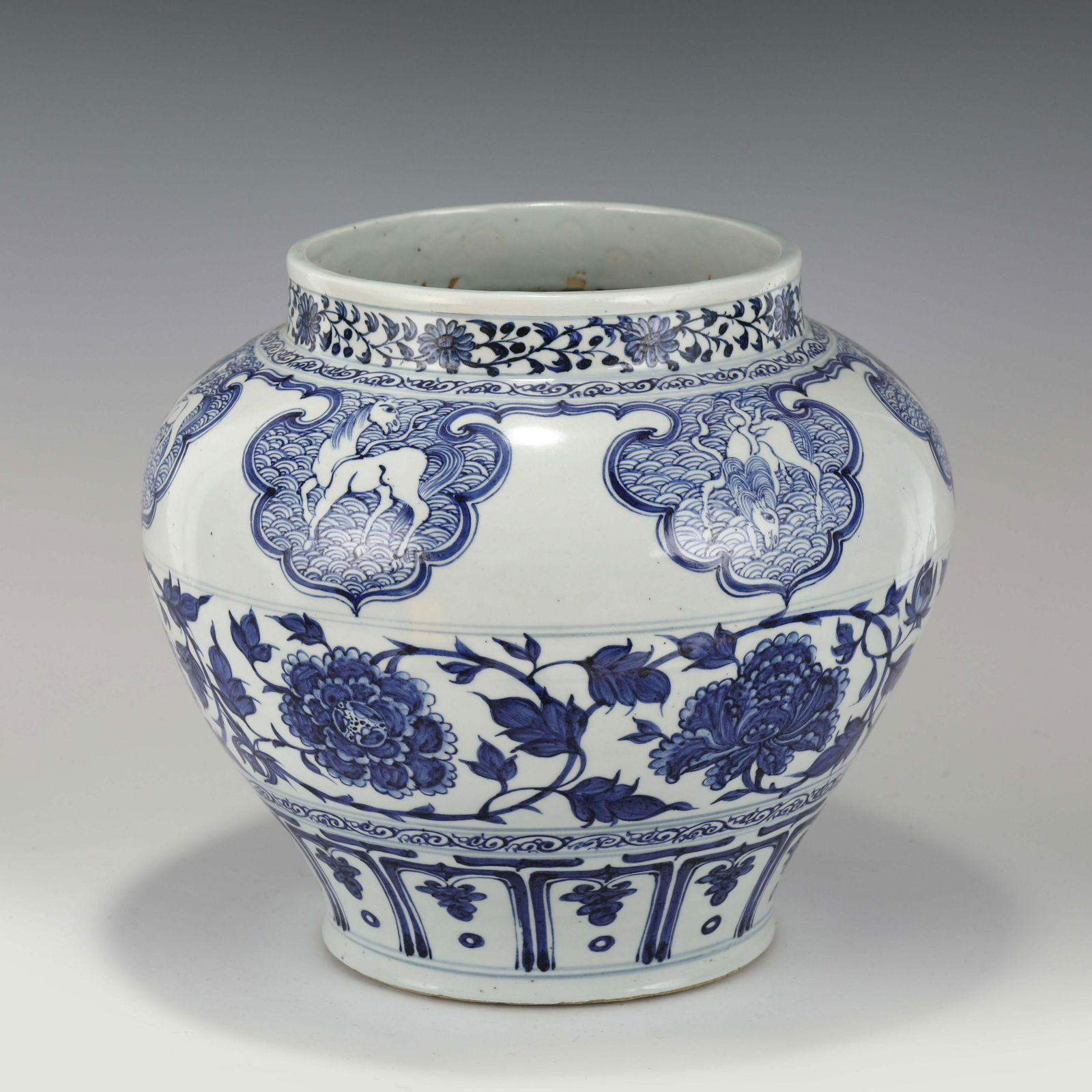 YUAN BLUE & WHITE JAR (1 of 10)
