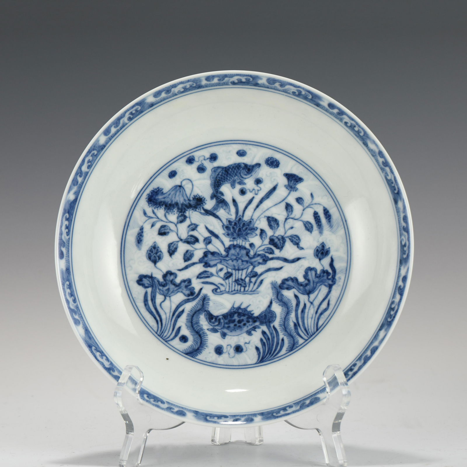 CHENGHUA BLUE & WHITE PLATE (1 of 10)