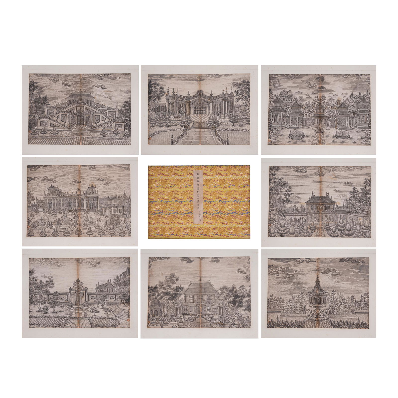 A CHINESE COLLECTION OF PAINTINGS EIGHT SCENERY (1 of 15)