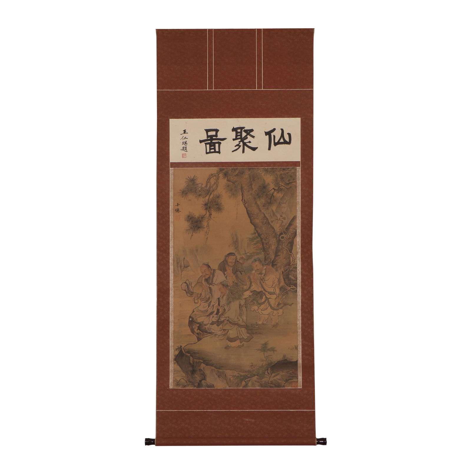 A CHINESE PAINTING OF FIGURE STORY (1 of 6)