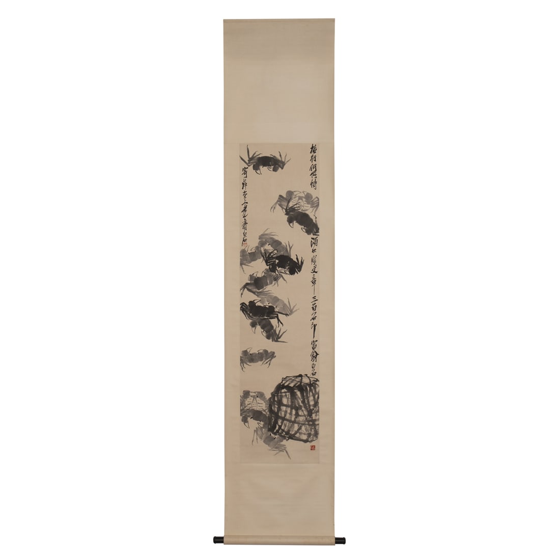 QI BAISHI CRABS SCROLL PAINTING (1 of 6)