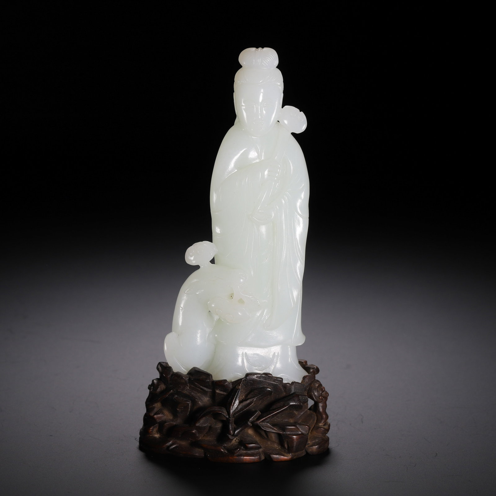 CHINESE HETIAN JADE FIGURE CARVING (1 of 9)