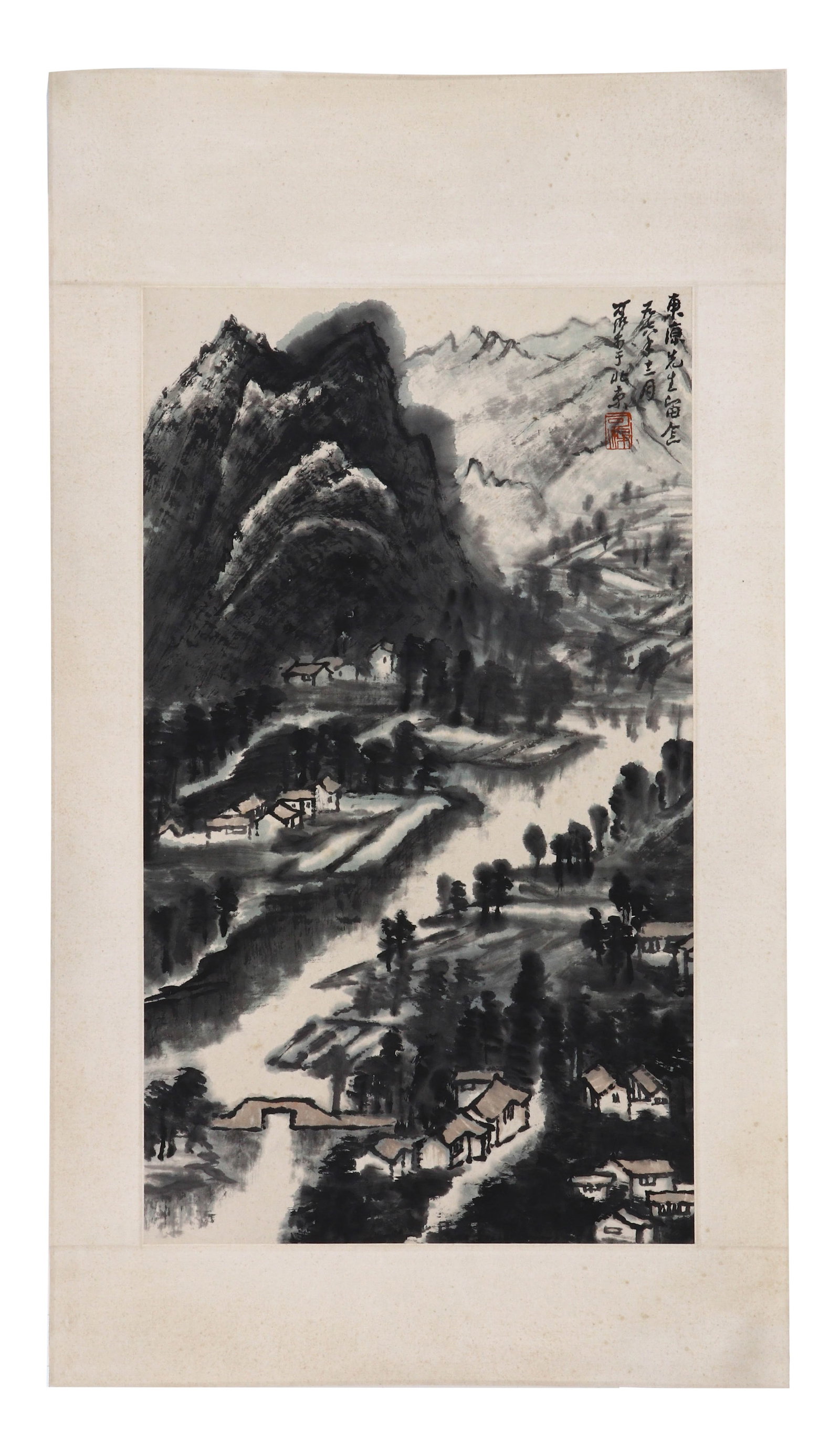 1978 LI KERAN WATERSIDE LANDSCAPE PAINTING (1 of 8)