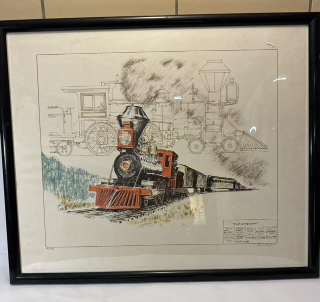 Cape Horn Train Original Lithograph (1 of 5)