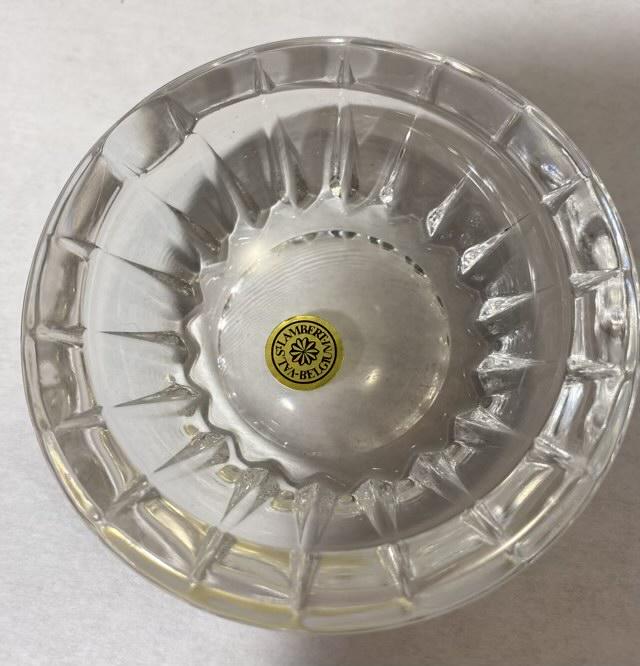 Set of 4 St. Lambert Salt Cellars: Set of 4 St. Lambert Salt Cellars, Made in Belgium, 3' x 1"
